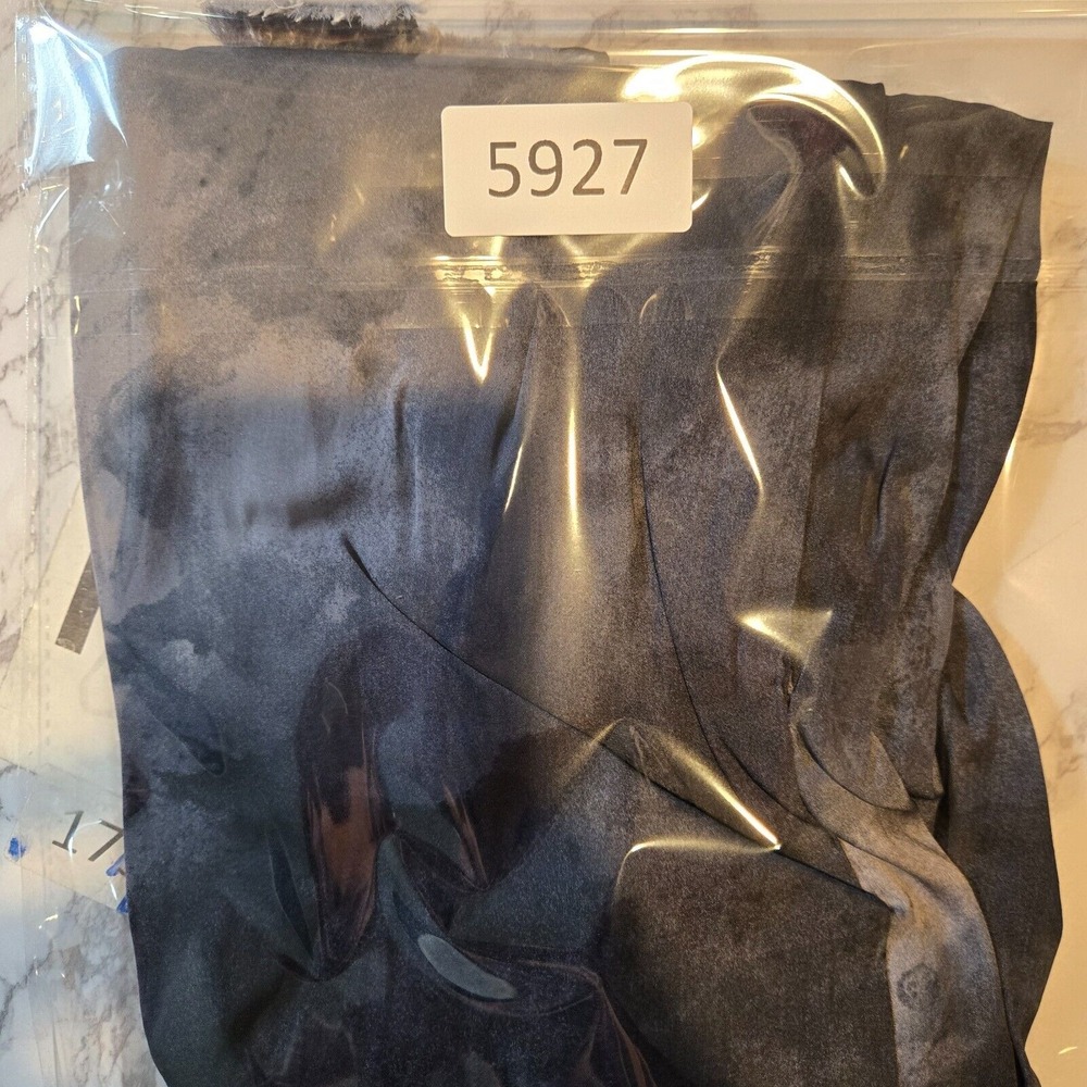 NWT Grade & Gather Blue Gray Splatter Mini‎ Dress S/M - Picture 9 of 9
